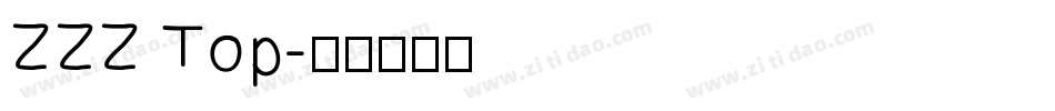 ZZZ Top字体转换